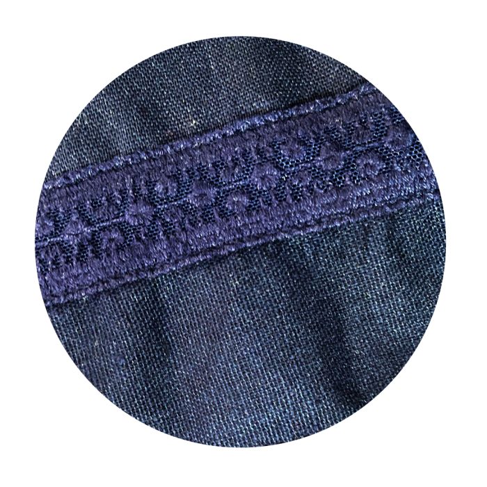 Lace Detail Linen Pant - Image 10