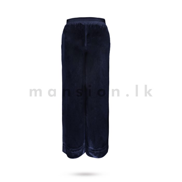 Lace Detail Linen Pant - Image 8