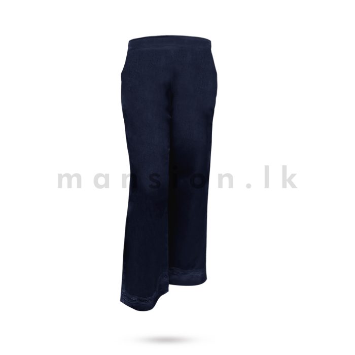 Lace Detail Linen Pant - Image 6
