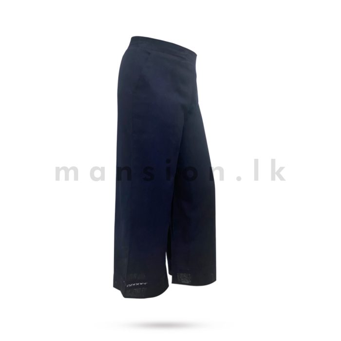 Lace Detail Linen Pant - Image 7