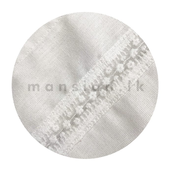 Lace Detail Linen Pant - Image 5