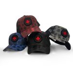 Canadian Maple Leaf Pattern Net Cap
