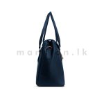 Wavy Flap Open Satchel Handbag - Image 3