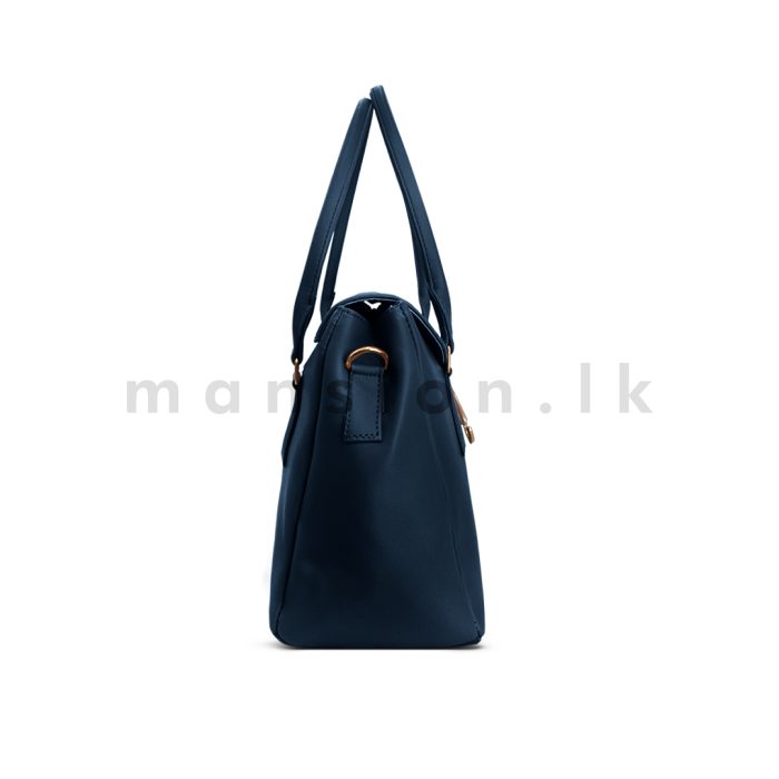 Wavy Flap Open Satchel Handbag - Image 3