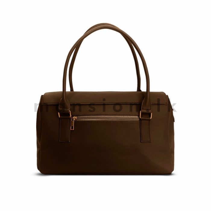 Wavy Flap Open Satchel Handbag - Image 7