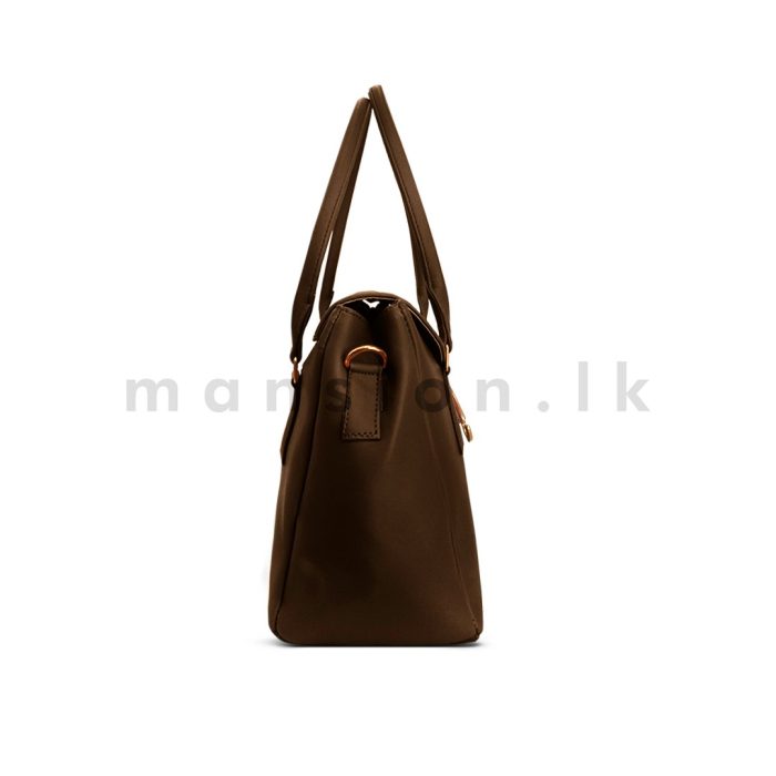 Wavy Flap Open Satchel Handbag - Image 6