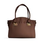 Top Curve Handy Satchel Handbag - Image 11