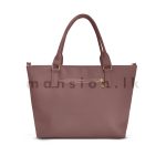 Long Clip Detail Satchel HandBag - Image 10