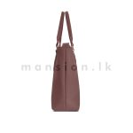 Long Clip Detail Satchel HandBag - Image 9
