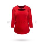 Buckle Detail Top - Red