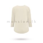 Buckle Detail Top - Off White - Image 2