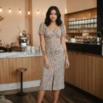 Button Open Long Dress