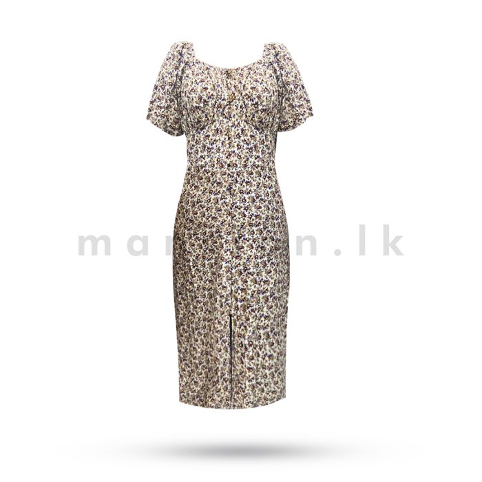 Button Open Long Dress - Image 2