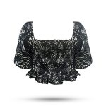 Puff Sleeve Crop Top - Image 4