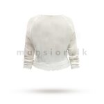 Long Sleeves White Crop Top - Image 4