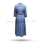 Blue Spots Maxi Dress - Image 3