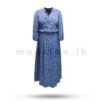 Blue Spots Maxi Dress - Image 4