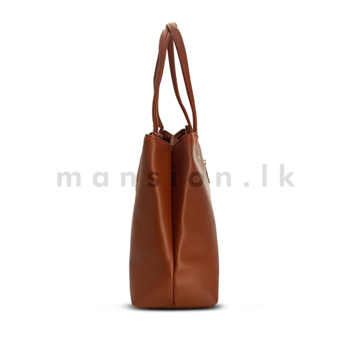 Mid Zip Detail Satchel Handbag - Image 18