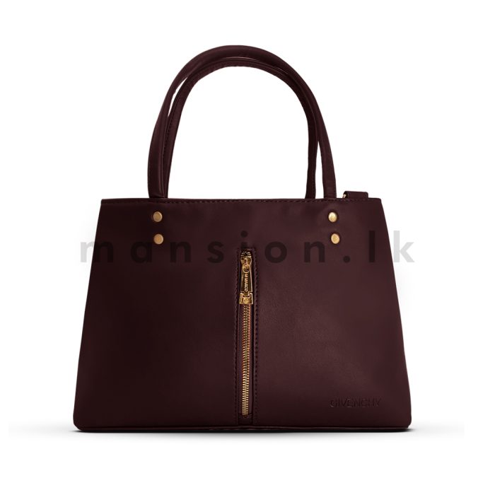 Mid Zip Detail Satchel Handbag - Image 14