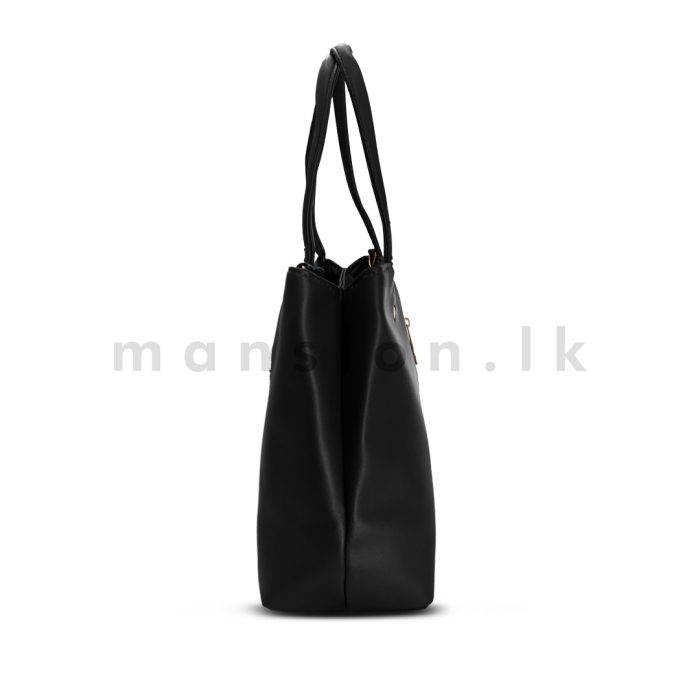 Mid Zip Detail Satchel Handbag - Image 12