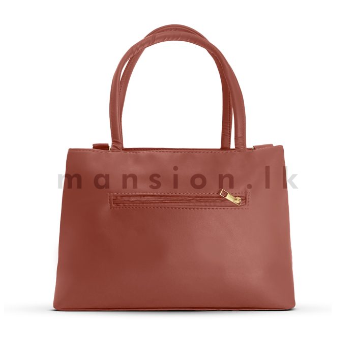 Mid Zip Detail Satchel Handbag - Image 10