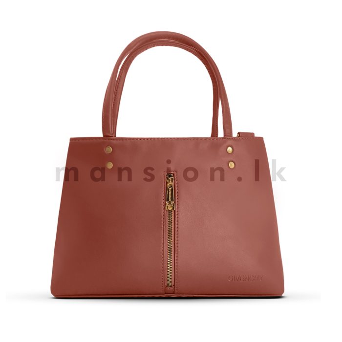 Mid Zip Detail Satchel Handbag - Image 8