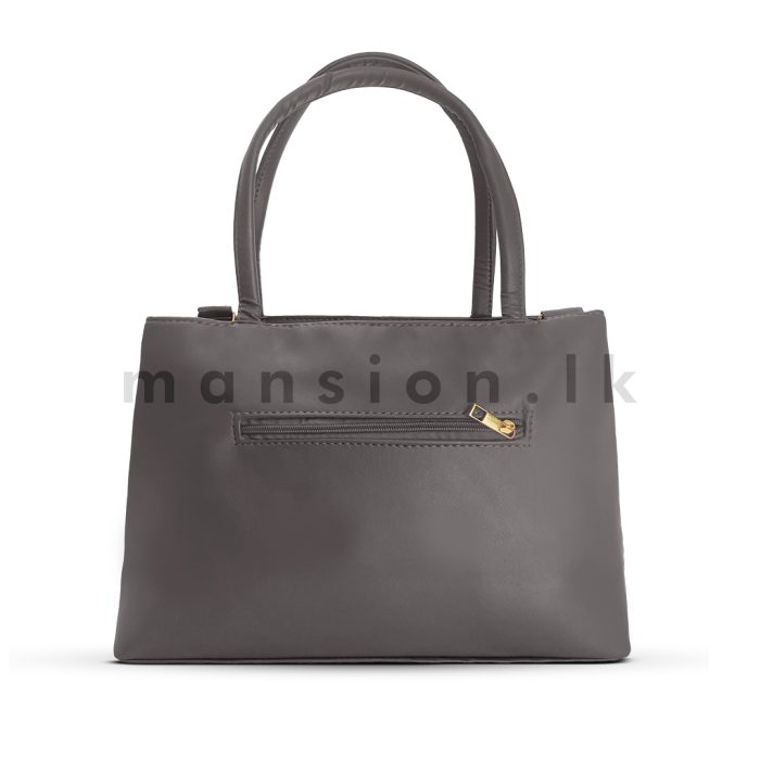 Mid Zip Detail Satchel Handbag - Image 7