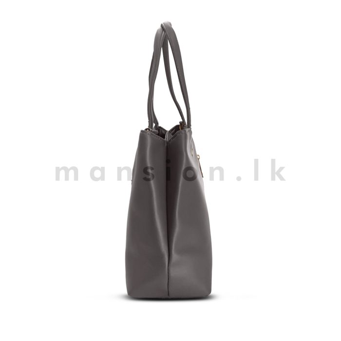 Mid Zip Detail Satchel Handbag - Image 6