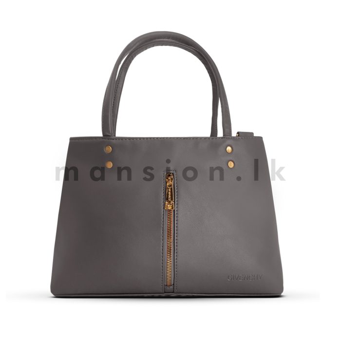 Mid Zip Detail Satchel Handbag - Image 5