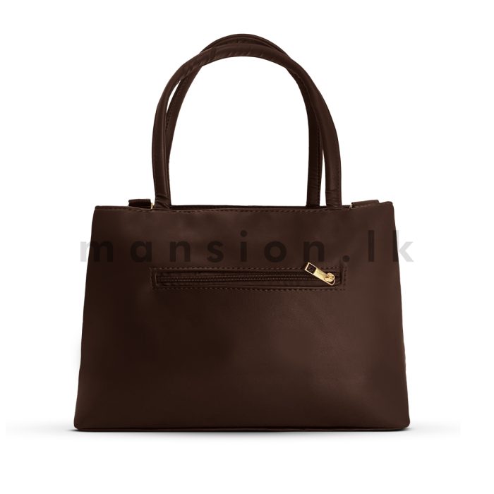 Mid Zip Detail Satchel Handbag - Image 4