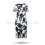 Short Sleeves Bodycon Dress - Navy - Image 2