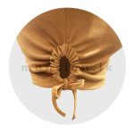 Side Ruched Crop Top - Mustard - Image 2