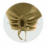 Side Ruched Crop Top - Olive Green - Image 2