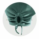 Side Ruched Crop Top - Teal - Image 2