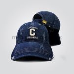 California Rough Style Denim Cap - Image 5