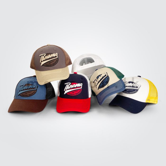 Panama Three Tone Net Cap - Image 1