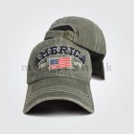 Emb America Flag Washed Cap - Image 4