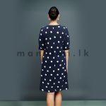 Printed Cotton Dress - Polka Dot - Image 2