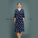 Printed Cotton Dress - Polka Dot