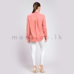 Ladies Shirt Blouse - Blush Pink - Image 2