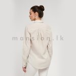 Ladies Shirt Blouse - White - Image 2