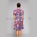 Bohemian Style Printed Dress - Pink - Image 2