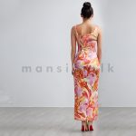 Cowl Neck Cocktail Maxi Dress - Image 2