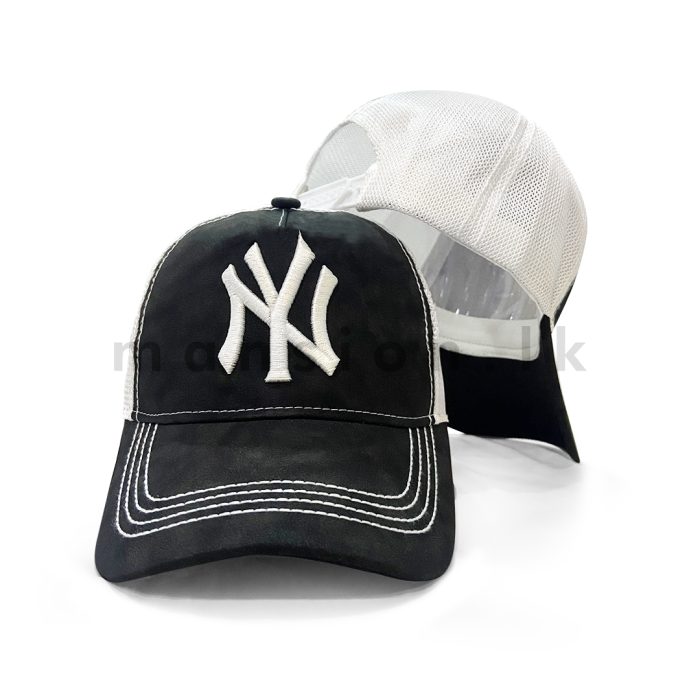 NY Emb Rexin Net Cap - Image 5