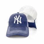NY Emb Rexin Net Cap - Image 2