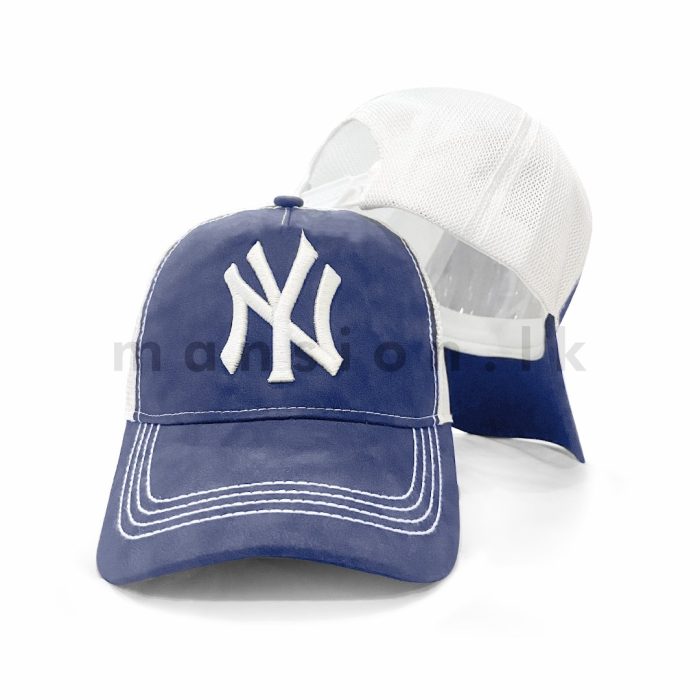 NY Emb Rexin Net Cap - Image 2
