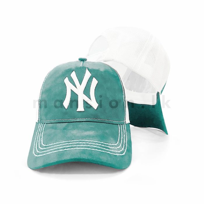 NY Emb Rexin Net Cap - Image 3