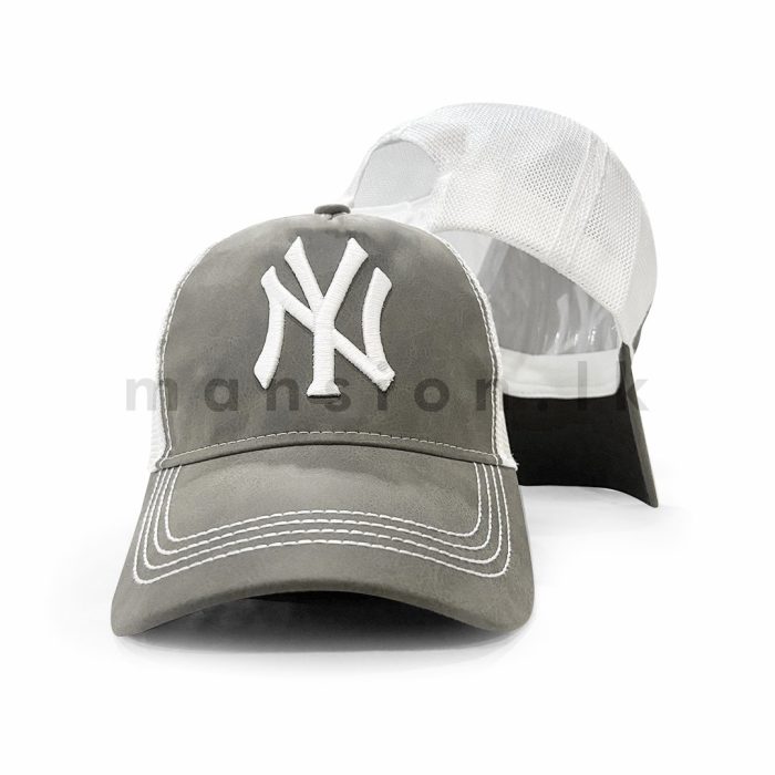 NY Emb Rexin Net Cap - Image 4