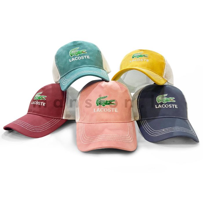 La Coste Emb Rexin Net Cap - Image 1
