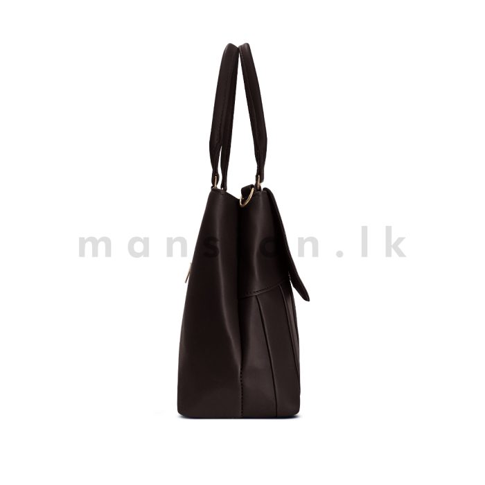 Pleats Detail Satchel Handbag - Image 6